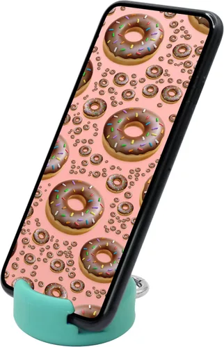 Vista 13 de GoDonut Mini llavero portátil para teléfono celular, accesorio de escritorio perfecto para viajes, oficina y mesita de noche, compatible con iPad