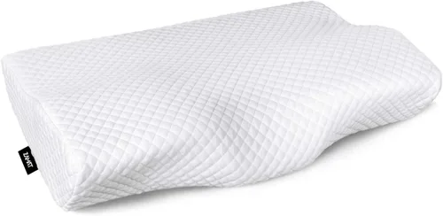Vista 8 de ZAMAT Almohada de espuma viscoelástica para aliviar el dolor de cuello, almohada cervical ergonómica ajustable para dormir, almohada ortopédica