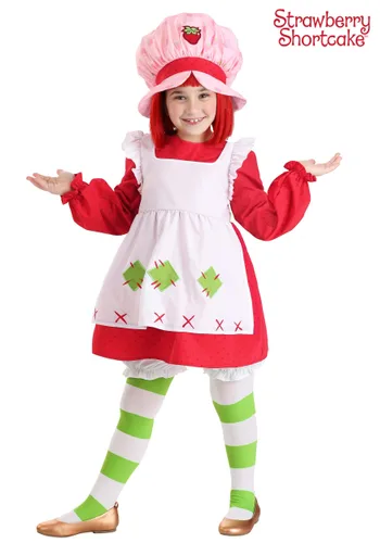 Vista 4 de Disfraz Retro de Strawberry Shortcake para Niñas Multicolor