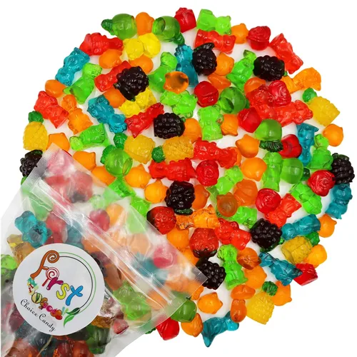 Vista 16 de FirstChoiceCandy Caramelos de gomitas jugosas de arcoíris 3D (bloques de construcción 3D, 2 libras)