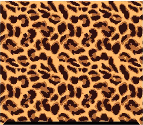 Vista 7 de HTV con estampado de animales (19.66 x 36 pulgadas) - Leopardo arcoíris
