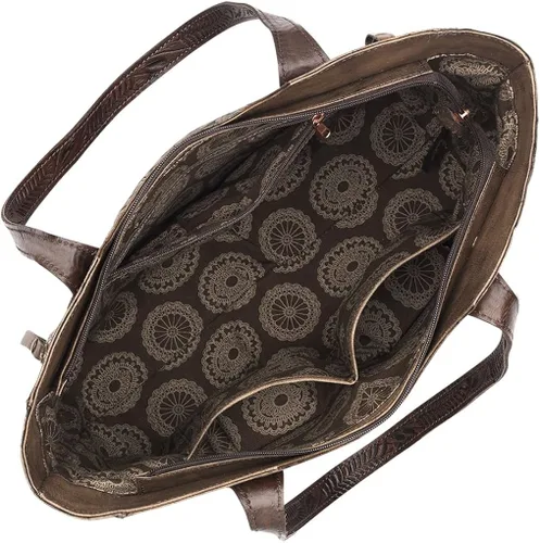 Vista 5 de American West Blue Ridge - Bolsa con cremallera superior con compartimento secreto