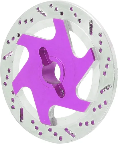 Vista 9 de Alomejor Disco de freno RC 4PCS RC Rueda de coche Disco de freno Disco Hub para 1/10 Coche ()