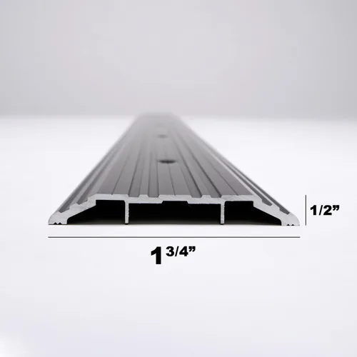 Vista 2 de Umbrales de Aluminio de Ancho Extra 5"-6"-7"-8"-9"-10" Pulgadas - Uso Residencial/Comercial. Fácil Instalación de Silla/Discapacitado