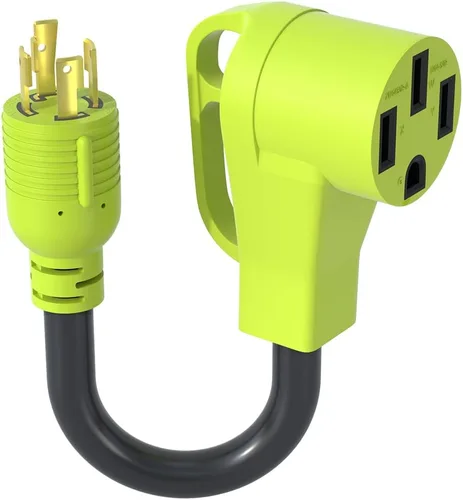 Vista 16 de Adaptador de interruptor de transferencia de generador AOWEITOUR NEMA L5-30P enchufe macho a L14-30R hembra, enchufe de bloqueo giratorio de 30