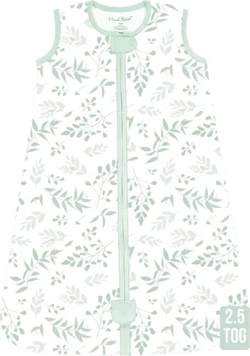 Vista 36 de Manta de algodón orgánico para bebé, saco de dormir 0.5 TOG 0-6 meses, paquete de 2 unidades Rosette