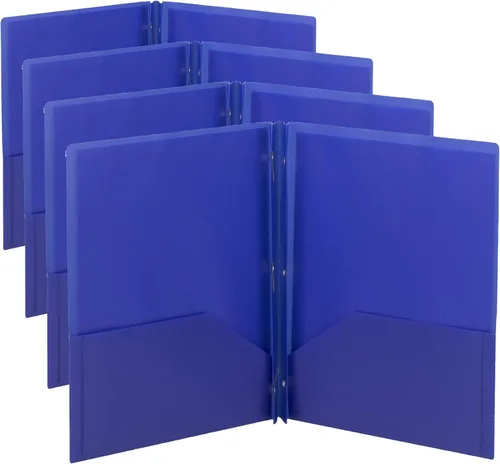 Vista 5 de Smead Carpeta de polietileno con dos bolsillos, cierre estilo gancho, tamaño carta, negro, 25 por caja (87725)