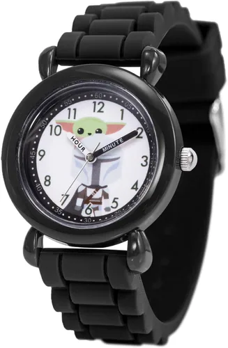Vista 7 de Star Wars The Mandalorian - Reloj analógico de cuarzo con correa de silicona para niños