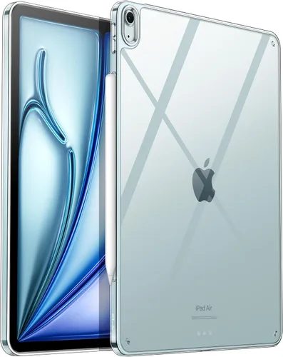 Vista 8 de JETech Clear Case for iPad Pro 11" M5/M4, Anti-Yellowing Transparente