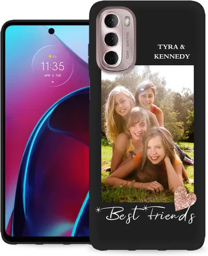 Vista 49 de Funda personalizada para Motorola Moto G Stylus 5G con nombre de foto y texto – GStylus 5G personalizada para teléfono móvil/smartphone/teléfono