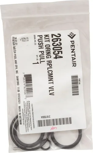 Vista 3 de Pentair Kit de reemplazo de junta tórica Válvula de empuje 263054