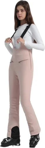 Vista 7 de GSOU SNOW Women Ski Bib Pants Snow Overalls Snowboard Waterproof Windproof Insulated Slim Winter Warm High elasticity