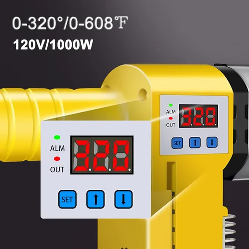 Vista 4 de Soldador de fusión,Máquina de fusión en caliente digital con ajuste de temperatura,Máquina de soldadura de tubos de 8.4-23.7 pulgadas,Máquina