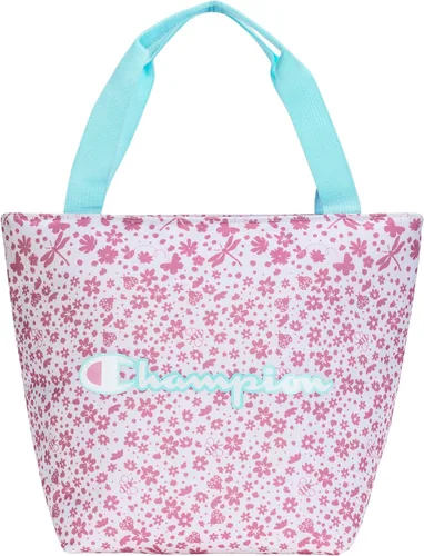 Vista 7 de Champion Lonchera térmica para niños con asa de transporte, bolsa enfriadora sin fugas para uso diario, color aguamarina, Skyway, rosa, coral