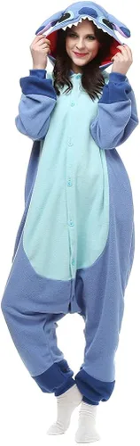 Vista 2 de Adult Stich costume Onesie Animal Pajamas Halloween Cosplay Costumes Sleepwear Homewear Party Wear
