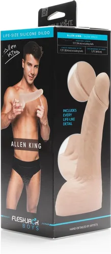 Vista 3 de Fleshjack Boys Allen King Consolador anal hiperrealista