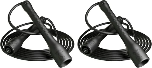 Vista 14 de Cuerda de Saltar para Entrenamiento, Cuerda de Saltar de PVC de 5mm, Longitud Ajustable con Manijas a Prueba de Rompimiento, Ideal