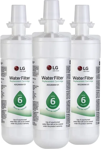 Vista 12 de LG LT700P - Filtro de agua de repuesto para refrigerador de 6 meses / 200 galones (NSF42 y NSF53) ADQ36006101, ADQ36006113, ADQ75795103