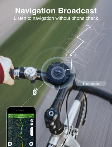 Vista 2 de Altavoz Bluetooth portátil Onforu para bicicleta, impermeable IP65, mini altavoces de ducha al aire libre para viajes, altavoz inalámbrico para Negro