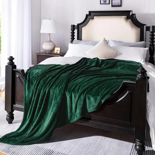 Vista 9 de JIAHANNHA Manta de forro polar de franela (50 x 60 pulgadas), manta beige para sofá o cama, 280 GSM, manta de felpa súper suave, acogedora y ligera