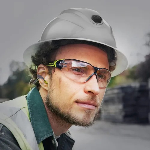 Vista 7 de HexArmor Gafas de seguridad MX300 Antivaho ANSI Z87+ 100% con protección UV Transparente Trushield 2sf
