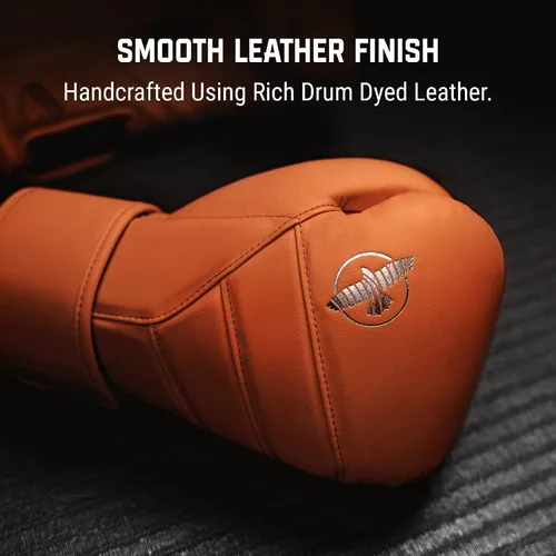 Vista 3 de Guantes de boxeo de cuero Hayabusa T3 Kanpeki para hombres y mujeres para entrenamiento, sparring, saco pesado y trabajo con manoplas