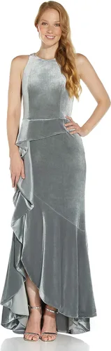 Vista 3 de Adrianna Papell Vestido de terciopelo en cascada para mujer
