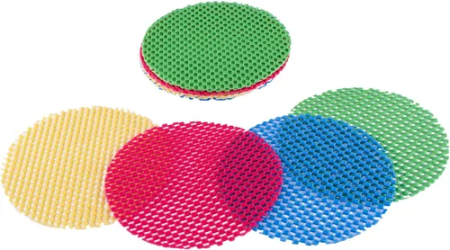 Vista 3 de Super Z Outlet Paquete de 12 almohadillas de agarre manual multiusos para tarros, abrebotellas, azul/verde/rojo/amarillo