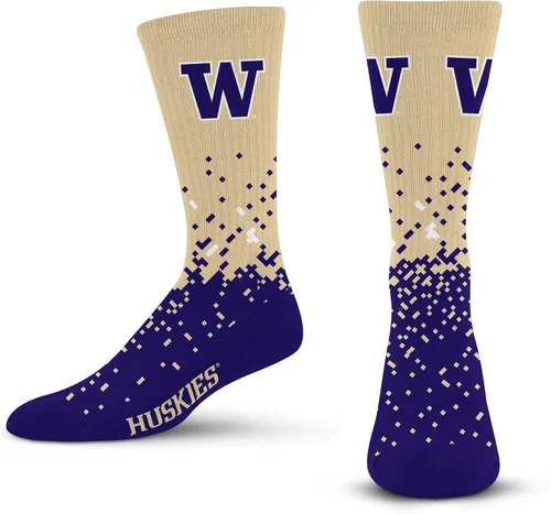 Vista 19 de For Bare Feet Calcetines de la NCAA para niños y niñas, unisex, Spray Zone Crew, para jóvenes