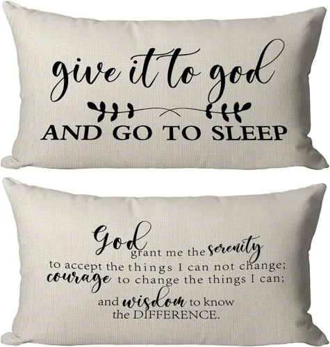 Vista 8 de Mancheng-zi Fundas de almohada Faith Hope Love de 18 x 18 pulgadas, regalos de versículos bíblicos, regalos inspiradores para mujeres cristianas