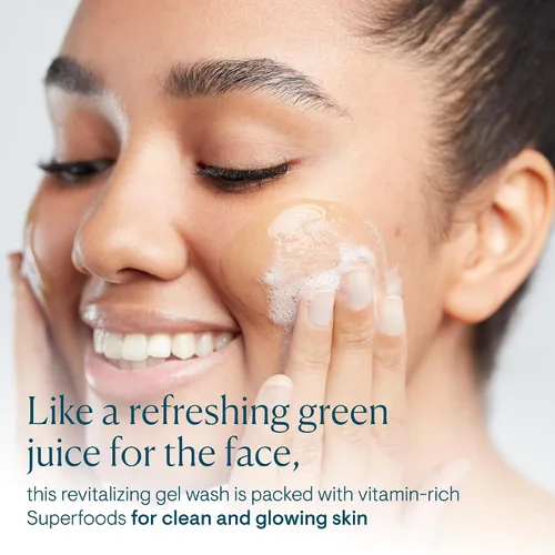 Vista 2 de ELEMIS Superfood Facial Wash Gel prebiótico diario revitalizante limpia, nutre y equilibra suavemente la piel para una tez fresca y brillante