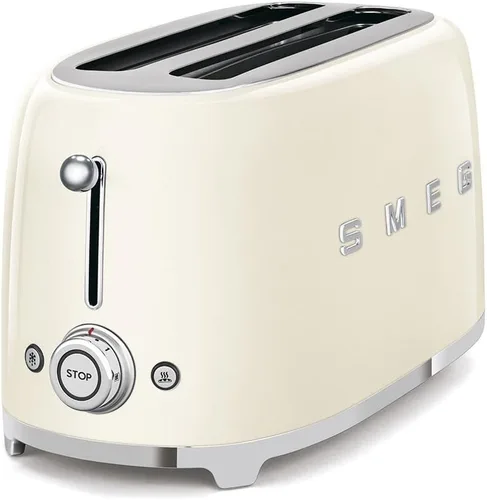 Vista 2 de SMEG Tostadora de 4 rebanadas Crema