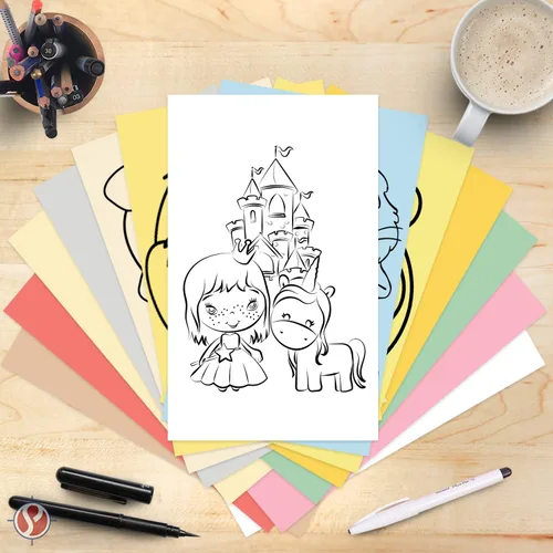 Vista 3 de Papel de color pastel azul – Ideal para artes y manualidades e impresión de papelería – 8.5 x 14 pulgadas (tamaño menú/legal) – Bono de 20 libras