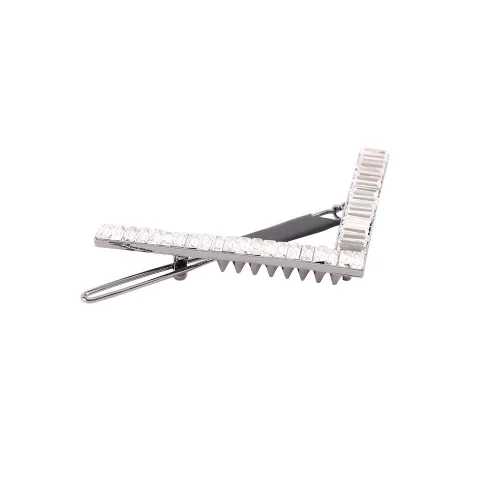 Vista 7 de Leadigol Horquillas Ornamento Cabello Cristal Mujeres Cubic Zircon Geométrico Accesorios para el Cabello
