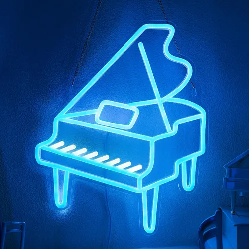 Vista 14 de CoolGift Mart Letrero de neón de guitarra bajo, luz LED regulable de guitarra bajo para decoración de habitación con alimentación USB, decoraciones
