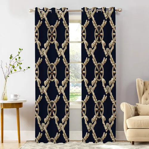 Vista 16 de Shrahala Orange Autumn Autumn Blackout Curtain Tiers, Fall Kitchen Valance Light Blocking Tier Drapes with Rod Pocket, 2 Pack 26 X 24 in