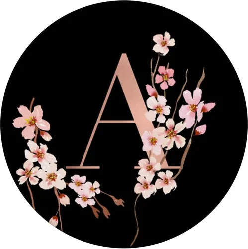 Vista 3 de Cherry Blossom - Soporte para teléfonos y tabletas, diseño de flor japonesa, Negro