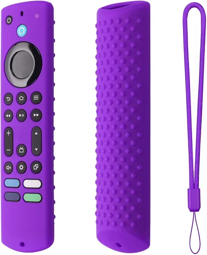Vista 12 de Funda de silicona de 6.2 pulgadas para Fire TV Stick 2023 4K Max 2nd/Fir TV Omni Series/FireTV 4-Series Remote, Toshiba/Insignia FirTV con cordón