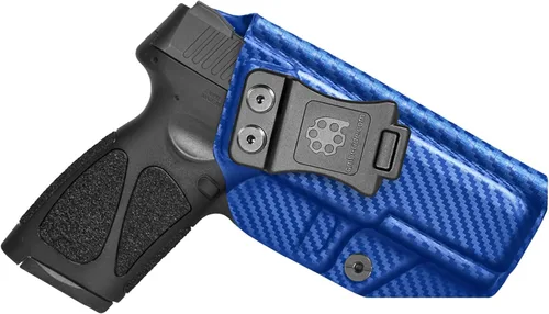Vista 13 de Made in USA Exact-Fit Kydex IWB Holster for Taurus G3 Sweat-proof design with a full sweat guard, adjustable cant, and zero-printing for daily