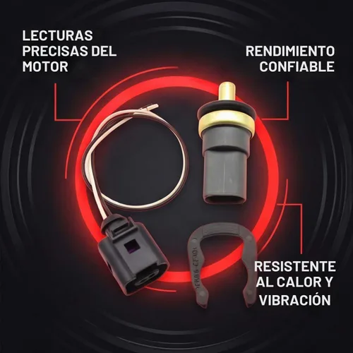 Vista 6 de Sensor de temperatura del refrigerante con arnés de coleta 158-0784