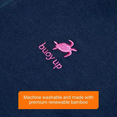 Vista 3 de Styles - Camiseta ecológica de rayón de bambú con cremallera corta para mujer