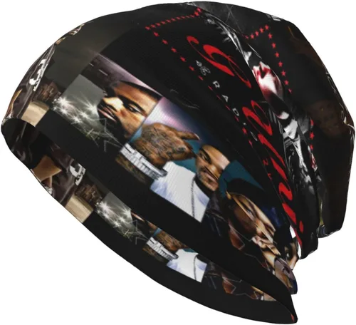 Vista 2 de CACFBKY G Band Unit - Gorro de punto para hombre y mujer, color negro, Negro