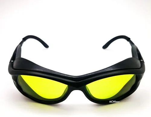 Vista 3 de MCWlaser Gafas de seguridad láser para 190-440 y 780-900nm, 900-1100nm, 10600nm típico para 355nm 405nm 808nm 980nm 1064nm 10600nm EP-17 estilo 2