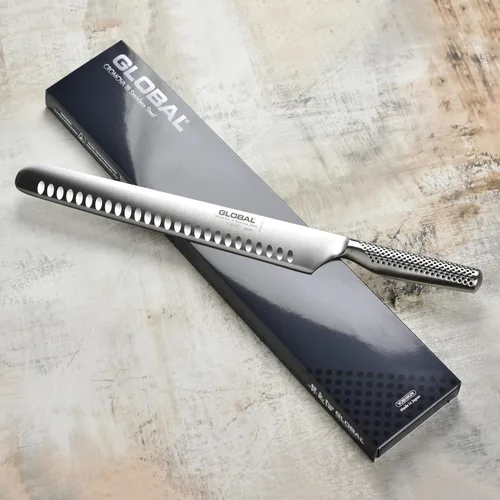 Vista 2 de Global Model X Cuchillo de corte de pechuga de 12 pulgadas, fabricado en Japón