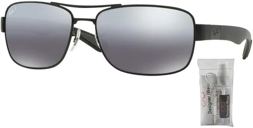 Vista 2 de Ray-Ban RB3522 Sunglasses For Men + BUNDLE with Designer iWear Complimentary Eyewear Care Kit