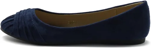 Vista 2 de Ollio - Zapatillas de mujer con piel sintética plisada de color Muliti