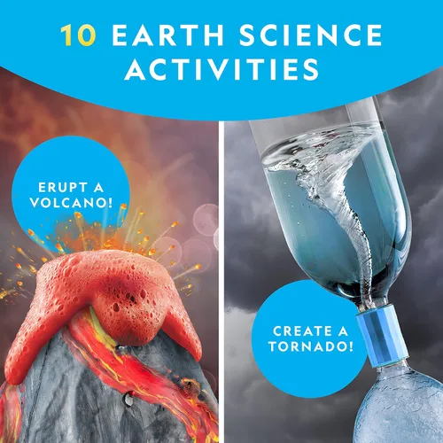 Vista 4 de National Geographic Mega Science Lab - Kit para niños con 75 experimentos fáciles, con ciencia de la tierra, conjunto de química y proyectos STEM