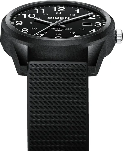 Vista 4 de LN LENQIN Mens Watches Analog Quartz Sports Unisex Watch 30M Waterproof Watches for Men Women Nurse Medical Professionals-Military Time with Second