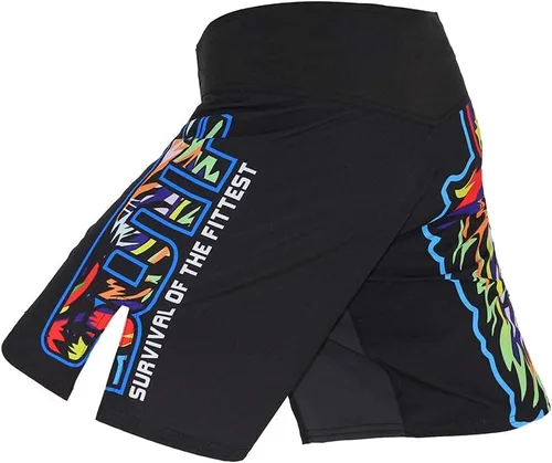 Vista 6 de SOTF Pantalones cortos transpirables para correr, MMA, boxeo, fitness, deportes