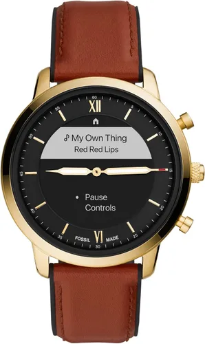 Vista 9 de Fossil Neutra Hybrid HR Smartwatch para hombre con pantalla de lectura siempre activa frecuencia cardíaca seguimiento de actividad notificaciones
